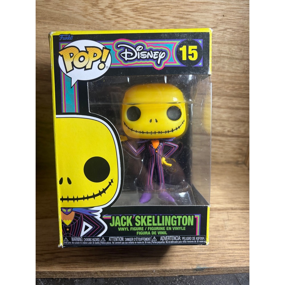 Funko Pop Disney Jack Skellington 15 Blacklight Nightmare Before Christma